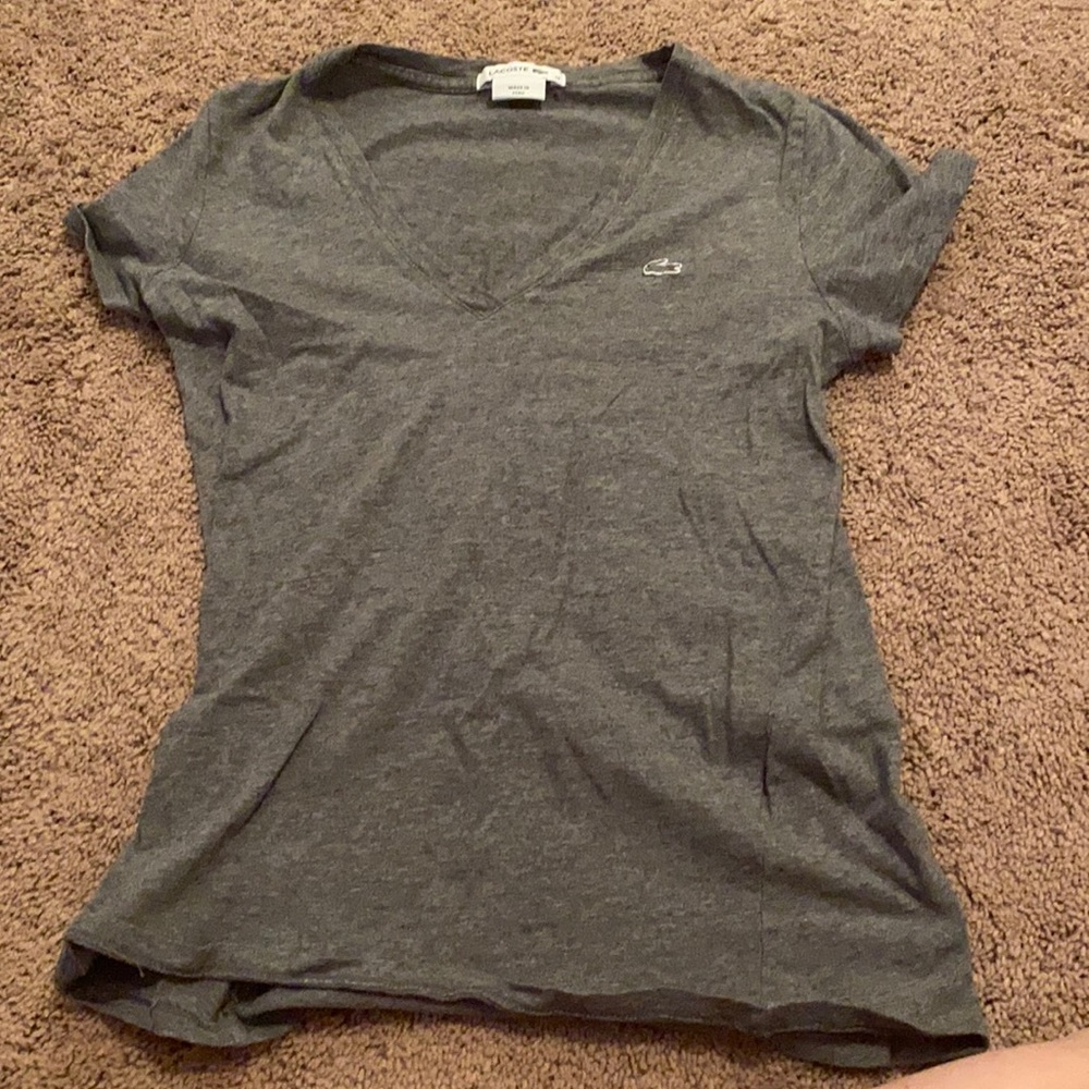 Lacoste grey tee